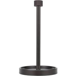 Ivilon Countertop Paper Towel Holder - Modern Knurling End Cap Minimalist Design - Color Oil Rubbed Bronze