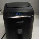 DEIME Air Fryer 3 Qt, Small Airfryer Digital Space Saving Compact, Bake, Reheat, Roasts for Quick Easy Meals, Mini Compact & Quiet, Nonstick & Dishwasher Safe Basket (Black)