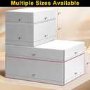 12x9x4 inches Shipping Boxes Set of 20, White Corrugated Cardboard Boxes Literature Mailer Boxes Gift Boxes Small Boxes for Shipping Wrapping Mailing Packaging Small Business