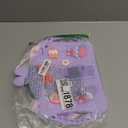 for Samsung Galaxy Tab A9 Plus Case for Kids Girls with Adjustable Shoulder Straps Handle Rabbit Soft Silicone Tablet Cover for Galaxy Tab A9+ 11'' 2023 (Purple)