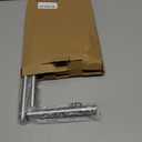 Toilet Paper Holder Stand, Free Standing Toilet Paper Roll Holder with Reserve for Bathroom, Stainless Steel DECLUTTR (Nickel)