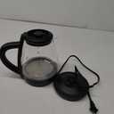 Chefman 1.7-Liter Electric Tea Kettle w/ Borosilicate Glass and Automatic Shutoff - Black