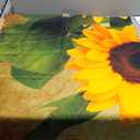 Horaldaily Summer Tablecloth 6" x 5" ft Rectangular, Yellow Sunflower 