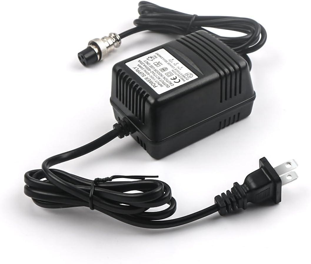 AC 17V 600mA Power Adapter with 3-Pin Connector, for Yamaha MG16/MG82X/MG10U/PA-10, Stanton M304, Alesis Multimix 8 USB, Behringer Mixer Replacement Supply