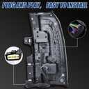 Tail Lights Assembly Compatible With GMC Yukon/Yukon XL 2015 2016 2017 2018 2019 2020 Left Driver Side LED Lens Taillights Brake Signal Assembly With Bulb