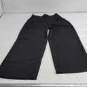 KIRUNDO Wide Leg Dress Pants for Women High Waisted Office Work Trousers Business Casual Slacks Button Flowy Palazzo Pant L