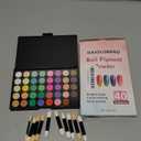 HAIOLORPRO Pigment Powder for Nails 40 Colors Set, Colorful Nail Pigment Powder Palette with Iridescent Shades for Ombre & Bold Manicure, Home Salon DIY Nail Art Supplies