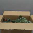 2 Pack 23" Outdoor Christmas Tree Urn Filler, Christmas Planter Filler with 50 LED Lights, Pine Cones, Christmas Balls & Red Berries, Tripod Stake for Outdoor Holiday Home Decorations