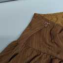 Women's long skirt, Brown, Medium