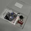 RVMARINEPAT Heavy Duty Toggle Switch 12V DC 30A Waterproof 2 Pin ON/Off SPST with Mounting Panel, Weatherproof Cap Cover for Auto Car Marine Boat