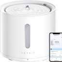 PETKIT EVERSWEET Solo 2 Cat Water Fountain with Pump, Ultra Quiet 70oz/2L Pet Water Fountain for Cats and Dogs Inside, 3 Working Modes, Visualization Window, (App Control) (White)
