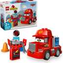 LEGO Disney Pixar Mack at The Race Cars Toys - Pixar Cars Birthday Gift for Toddlers, Preschool, Boys & Girls, Ages 2+ - Educational Building Toys Set - 10417