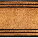 A1 Home Collections Natural Coir & Rubber Large Door Mat, 30x60 Inches, Heavy Duty, Dirt Trapping, Long-Lasting Entrance Doormats for Front Door, Thick & Non-Slip Durable Outdoor Entry Mat