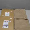 OVZME Taupe Sheer Curtains 63 Inches Long 2 Panels - Soft Light Filtering Window Sheer Panels for Living Room/Bedroom, Top Dual Rod Pocket, 1 Pair, Each 42Wx63L Inches 2 Pack