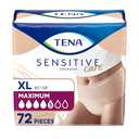 Tena Sensitive Care Adult Incontinence Underwear for Women, Maximum, XL, 72 Count (Waist Size 45in-58in)