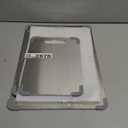 3Pcs 100% Pure Titanium Cutting Board with Grooves, Update Double Side Titanium Chopping Board, Silicone Anti-slip Stainless Cutting Boards Set for Kitchen