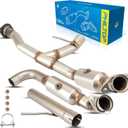 PHILTOP Right Kit Direct-Fit Compatible with Ford, Lincoln F-150 5.4L 2009-2010, Expedition 2007-2014, Navigator 2007-2013 Replace# 30497, 30496, Stainless Steel (EPA Compliant)