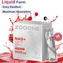zooone- NAD+ Supplement 30pcs, Premium Nicotinamide Riboside & Resveratrol, DNA Repair & Healthy Aging Advanced NAD Supplement for Men & Women, Boosts Cellular Energy