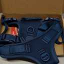 Sunraymascota No Pull Dog Harness, Puppy Vest with Front Clip for Small Medium Large Sized Dog(Prussian Blue, M) (M(Neck:18.5-25.6", Chest:20.9-30.7"))