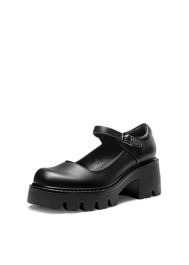 DREAM PAIRS Women's Mary Janes Shoes Platform Dress Low Heel Chunky Pumps Round Toe Ankle Strap Pumps Shoes Oxfords, 10