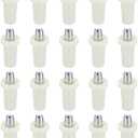 uxcell 100pcs Shutter Repair Pins, Spring Loaded Plantation Shutter Replacement Repair Pins Metal Plantation Shutter Pins Louvers Staples for Windows, White(1 x 0.41 x 0.28 Inch)