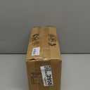 Industrial 4-Light Semi Flush Mount Ceiling Light Fixture, Modern Black Close to Ceiling Light, Farmhouse Chandelier Ceiling Lamp for Hallway Kitchen Bedroom Living Room (2 Pack)