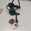 DEWENWILS 120V Spotlight Outdoor, 500LM Waterproof LED Spot Light with 3 Extra Lenses (Red Yellow Green), Landscape Lighting for Holiday, Trees, Flag, 5FT Extension Cord, UL Listed