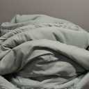 Bedsure Queen Comforter Set - Sage Green Comforter, Boho Tufted Shabby Chic Bedding for Kids, 3 Pieces Vintage Farmhouse Bed Set for All Seasons, Fluffy Soft Bedding with 2 Pillow Shams