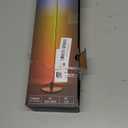 luckystyle Smart RGB+IC Corner Floor Lamp,Bright LED Tall Modern Floor Lamp with APP and Remote,Ambient Lighting Color Changing Standing Lamps with Music Mode and Timing for Living Room,Bedroom,Party (Black)