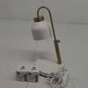 Candle Warmer Lamp, with 2 Bulbs,Timer & Dimmer,Compatible with Large Yankee Candle Jars,3 Wick Candles,Height Adjustable Electric Top Candle Melter,White,110-120v,Mother's Day Gifts