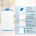 Spa Filter Compatible with PCS75N, Maax Spas, 100594, C-8475, FC-3320 hot tub Cartridge Filter, 75sq.ft, 2 Pack