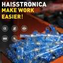 Haisstronica 120PCS Solder Seal Wire Connectors, Marine Grade Heat Shrink Butt Splice Connectors for Electrical, Stereo, Corrosion and Weatherproof