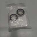 (2 Pcs) 6206-2RS 2PACK Double Rubber Seal Bearings 30x62x16mm, Pre-Lubricated and Stable Performance and Cost Effective, Deep Groove Ball Bearings