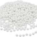 33 Feet/11 Yards Pearl Strands, 10MM Pearl Garland String, Artificial Beaded Spool Roll for DIY Crafts and Wedding Christmas Party Decorations (White)