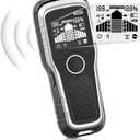 Stud Finder Wall Scanner - 6-in-1 Upgraded Multifunction Auto Detection with LCD Display & Audio Alarm for Wood, Metal & AC Wires, Ideal for Home DIY & Professional Contractors (Light Silver)