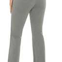 iChosy Women's Ease into Comfort Barely Bootcut Stretch Dress Pants (Gray)
