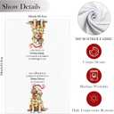 Funny Christmas Golden Retriever Kitchen Towels, Golden Retriever Gifts for Women, Dog Mom Lovers Owner Gifts Dish Hand Tea Towels, Christmas Dog Kitchen Bathroom Decor, 16x24 Inch