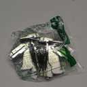 Chibery 2 Pack 165 Degree Lazy Susan Hinge, Face Frame, CLIP ON Plate for Easy Installation, Soft Close Multi-pivot Concealed hardware for Corner Kitchen Cabinet, Cupboard Folded, Folden Door, Closets