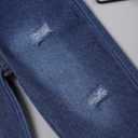 oklady Toddler Boy Clothes Colorblock Long Sleeve Letter Sweatshirts Top and Ripped Jeans Pants Boys Fall Winter Outfits 2-6T (Grey)