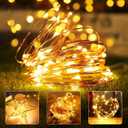 btfarm 10 Pack Fairy Lights Battery Operated with Timer, 10FT 30LED Twinkle Lights Waterproof, Copper Wire Christmas String Lights Battery Powered for Indoor Outdoor Wedding Party Holiday Decorations (Warm White)