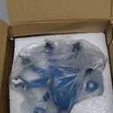 Middle Finger Octopus，Middle Finger Statue，Weird Decor Suitable for Indoor and Outdoor Garden Home Various Fish Tank Decoration (Blue)