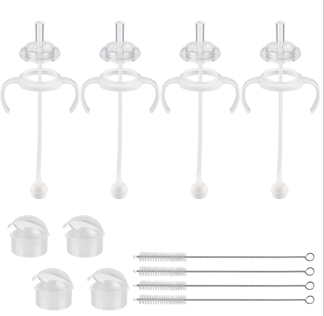 Pigeon Straw Cup Conversion Kit, Glass Baby Bottle Transition, Soft Silicone