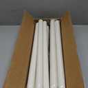 Heavy Duty Window Curtain Rods - 72 to 144 Inches, Adjustable with Classic Finials, White Finish for Bedroom, Living Room, Patio, Kitchen