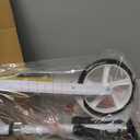 Kick Scooter for Kids Ages 6+, Teens & Adults, Adjustable Handlebars, Rear Brake, Big Wheel Foldable Scooter for Indoor & Outdoor