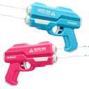Dsmile Water Guns for Kids Adults, Outdoor Water Toys-2 Pieces Dual Nozzles Squirt Guns for Swimming Pool Beach Outdoor Water Toys