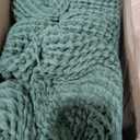 100% Turkish Cotton Waffle Throw Blanket King Size Green - Premium Quality, Light and Airy Waffle Weave All-Season Quilt - Lux Decorative Bedspread (Dark Green, King Size 95" x 110" Inch)