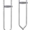 Medline Heavy Duty Adult Bariatric Crutches, 650 lbs Capacity