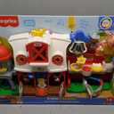 Fisher-Price Little People Caring for Animals Farm Electronic Interactive playset with Smart Stages Learning Songs for Toddlers Ages 1 and up 