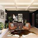 AROGAN Premium Faux Cowhide Rug 6.2 x 5.2 Feet, Sturdy and Large Size Cow Print Rugs, Suitable for Bedroom Living Room Western Decor, Faux Fur Animal Cow Hide Carpet, Brown (Large - 75"x62"(6.2x5.2ft))