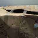 Nalupatio Modern Dining Chairs Set of 2, Fabric Dining Room Chairs with Thick Cushioned Backrest and Seat, Comfortable Fabric Upholstered Side Chairs with Metal Legs for Kitchen, Brown